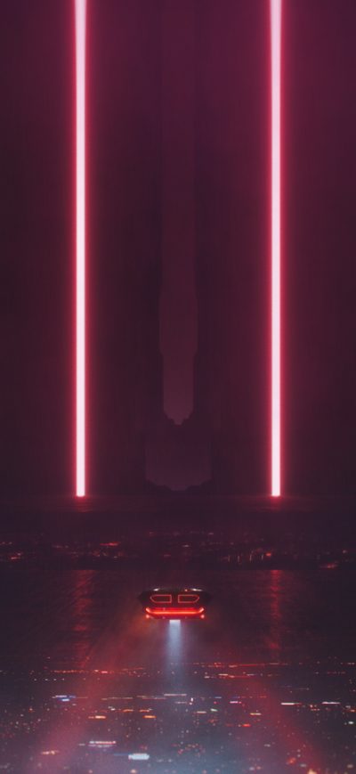 Fond d'écran iPhone Blade Runner 2049 Cityscape Digital Art