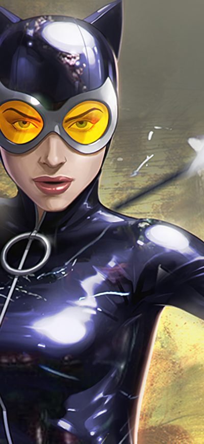 Fond d'écran iPhone Catwoman Digital Art 4k
