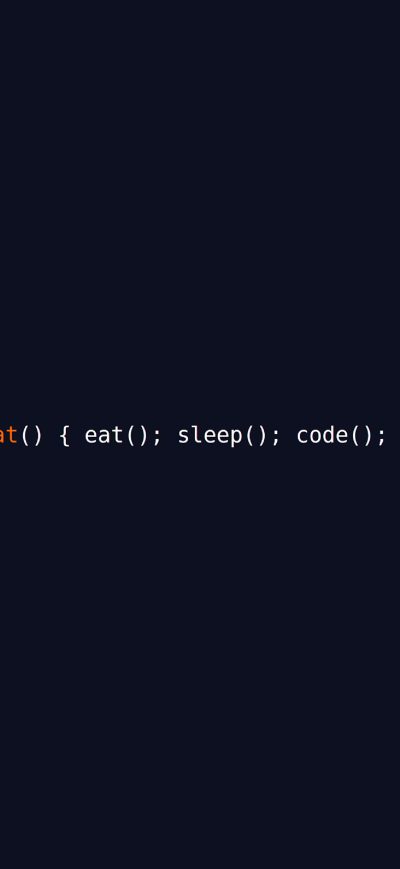 Fond d'écran iPhone Eat Sleep Code Repeat 5k