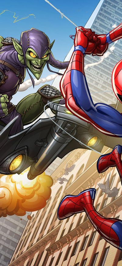 Fond d'écran iPhone Spiderman The Animated Series Artwork