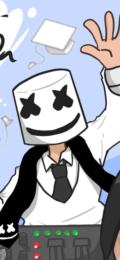 Fond d'écran iPhone Marshmello Moving On