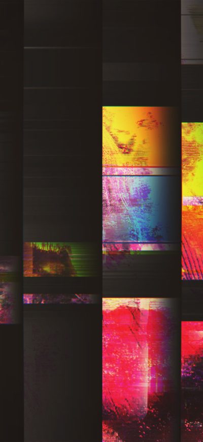Fond d'écran iPhone Glitch Art Abstract Lines