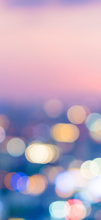 Fond d'écran iPhone Bokeh Blur Colorful 8k