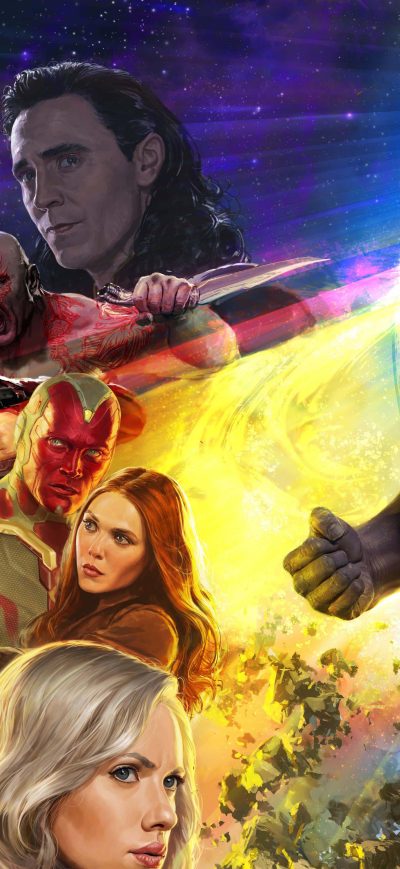 Fond d'écran iPhone Avengers Infinity War Characters