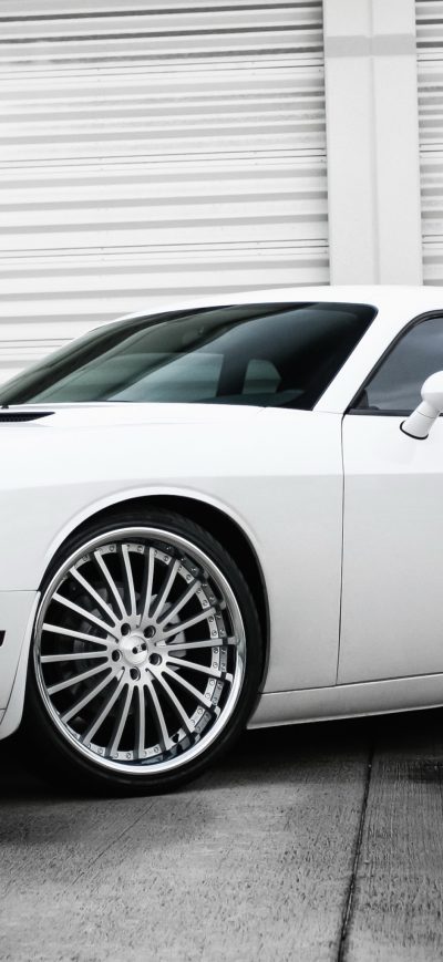 Fond d'écran iPhone Dodge Challenger White