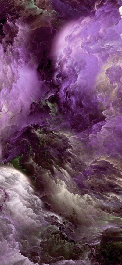 Fond d'écran iPhone Purple White Clouds