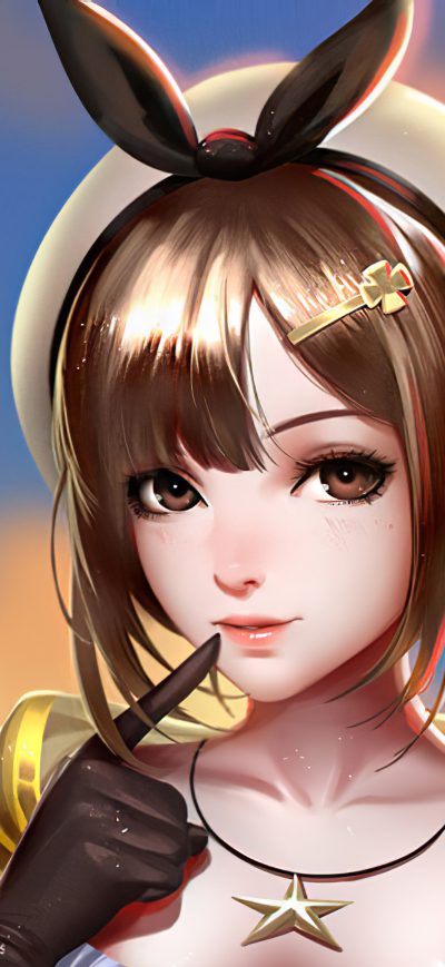 Fond d'écran Atelier Ryza 4k sur iPhone
