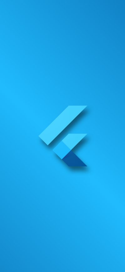 Fond d'écran iPhone Flutter Logo 4k