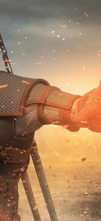 Fond d'écran iPhone Geralt Of Rivia Witcher 4k