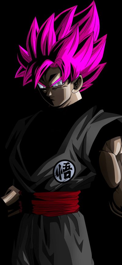 Fond d'écran iPhone Goku Black Oled 8k
