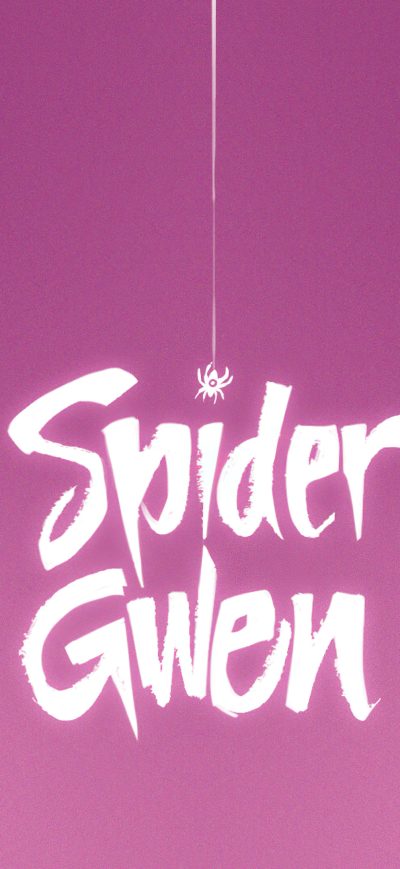 Fond d'écran iPhone Spidergwen Artwork 4k
