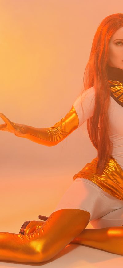 Fond d'écran iPhone Jean Grey Cosplay 5k