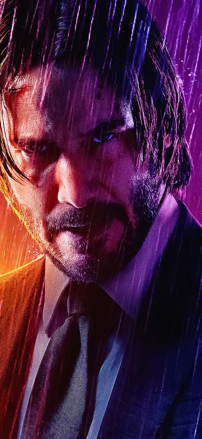 Fond d'écran iPhone John Wick Rain 4k