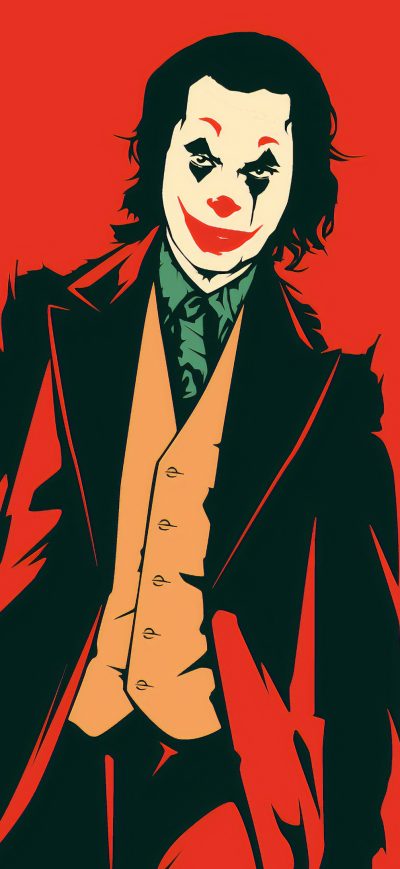 Fond d'écran iPhone Joker Red 4k