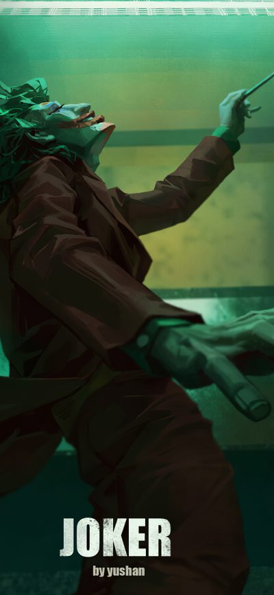 Fond d'écran Joker Performer 4k sur iPhone