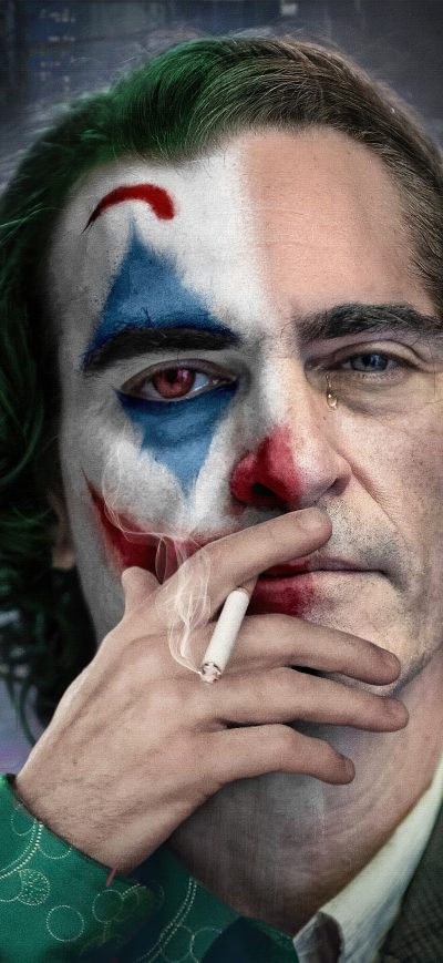 Fond d'écran iPhone Joker Smoke 4k