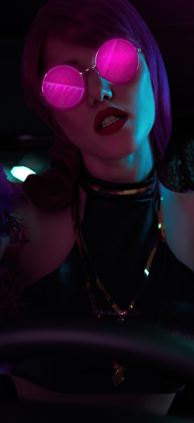 Fond d'écran iPhone Evelynn Kda Cosplay Girl 4k