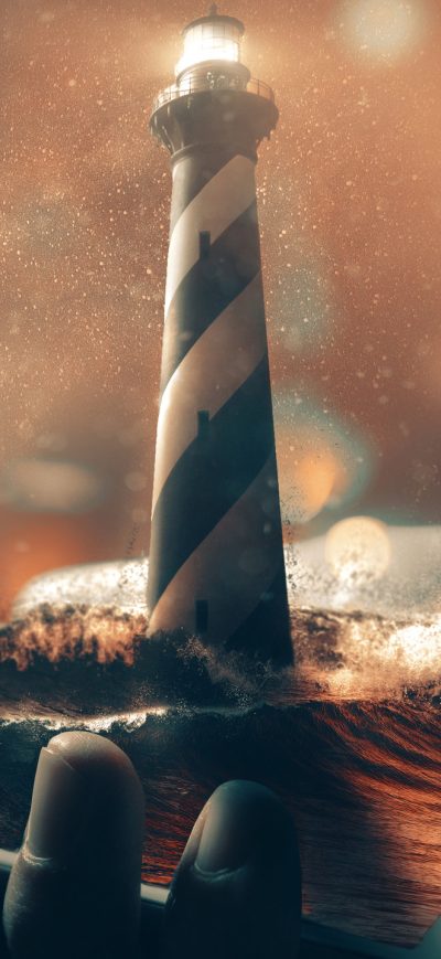 Fond d'écran iPhone Lighthouse Photomanipulation