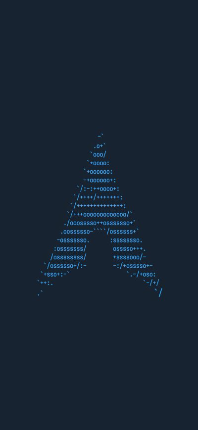 Fond d'écran iPhone Arch Linux Dark 4k