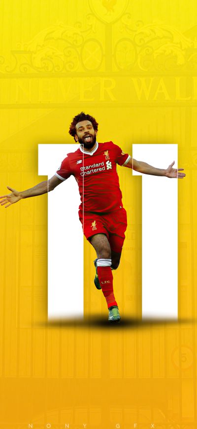 Fond d'écran iPhone Mohamed Salah Liverpool Fc