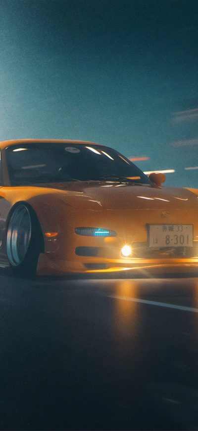 Fond d'écran iPhone Mazda Rx7 Modified 4k