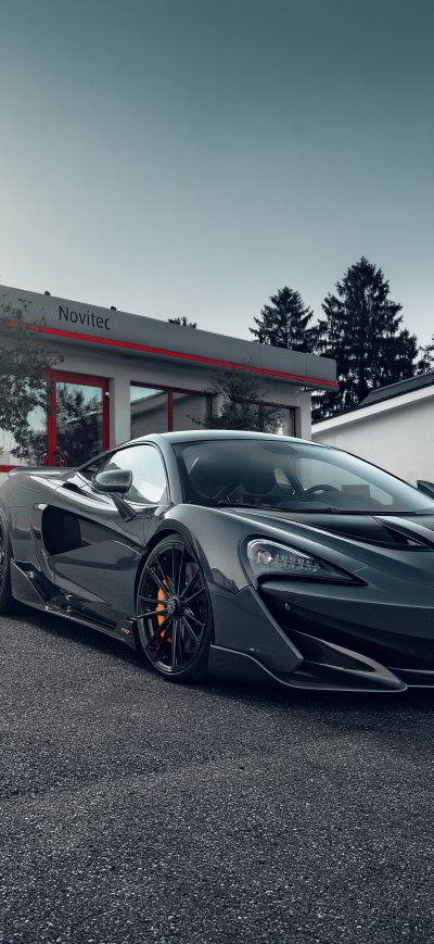 Fond d'écran iPhone Novitec McLaren 600LT Coupe 2019 4k