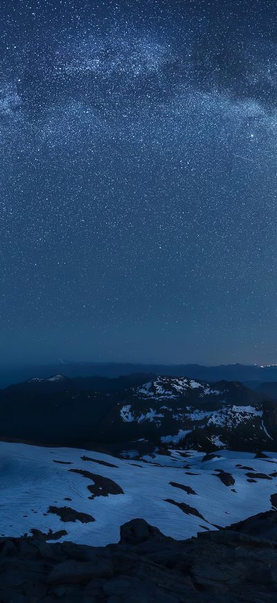 Fond d'écran iPhone Milky Way Looking South 4k
