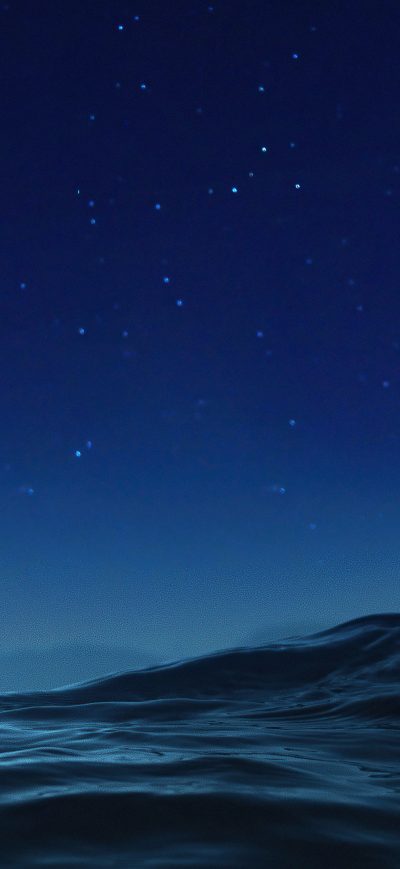 Fond d'écran iPhone Moon Night Ocean 4k