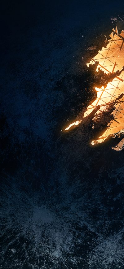 Fond d'écran iPhone Moonfall 8k