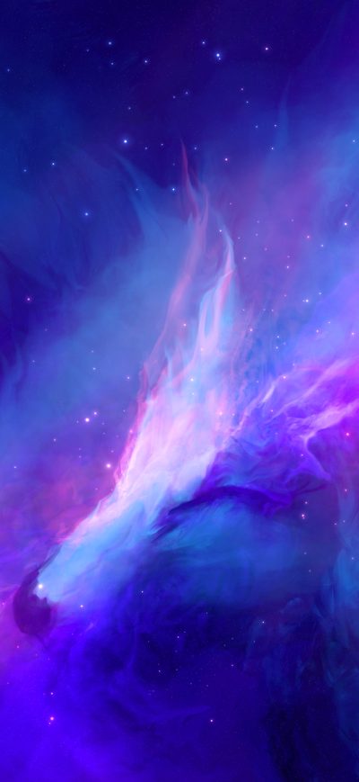 Fond d'écran iPhone Nebula Space Art