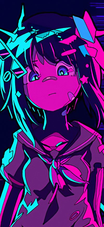 Fond d'écran iPhone Outrun Girl