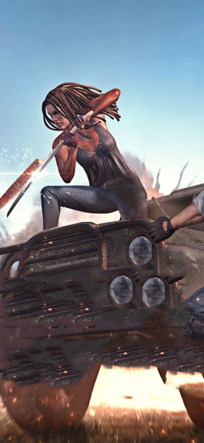 Fond d'écran iPhone Pubg2019 Walking Dead