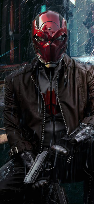 Fond d'écran iPhone Red Hood 2020 Artwork