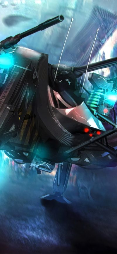 Fond d'écran iPhone The Scifi World Grasshopper Weapon Robot 4k