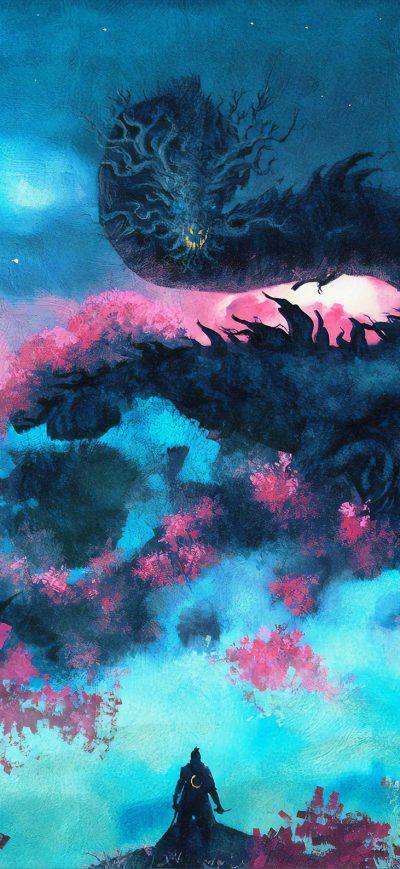 Fond d'écran iPhone Sekiro Shadows Die Twice Game Art