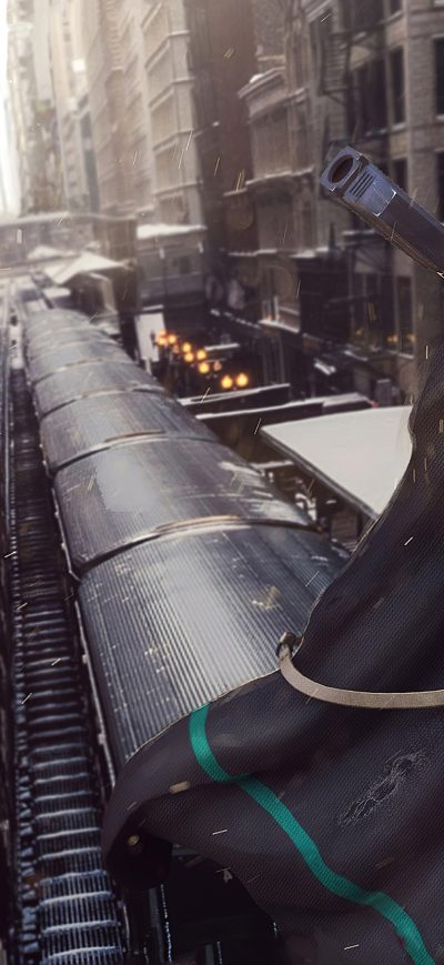 Fond d'écran iPhone Sniper Train Job 4k