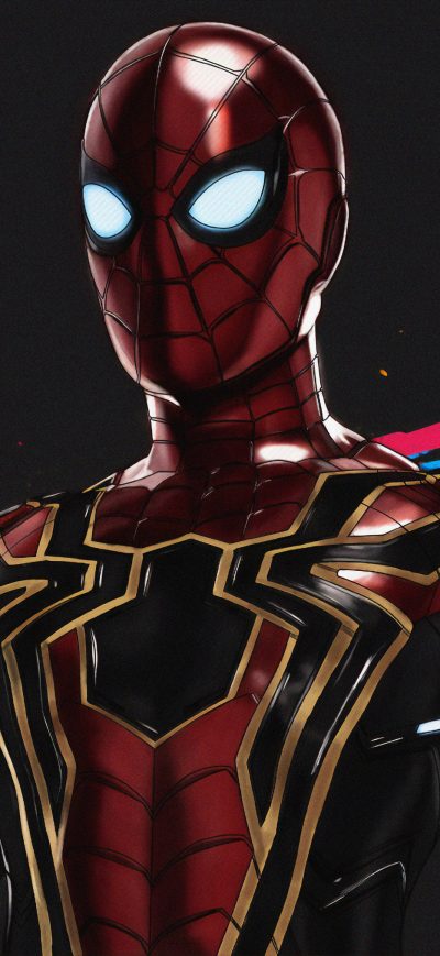 Fond d'écran iPhone Spiderman Iron Art