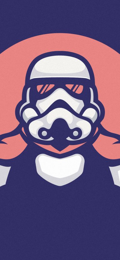 Fond d'écran iPhone Star Wars Minimalist 4k