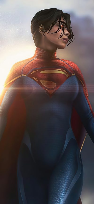 Fond d'écran iPhone Sasha Calle Supergirl Fan Artwork 4k