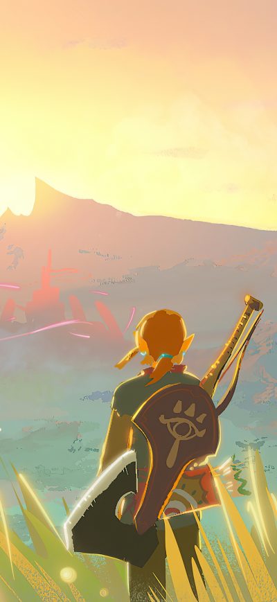 Fond d'écran iPhone The Legend Of Zelda Breath Of The Wild Paint Art 4k