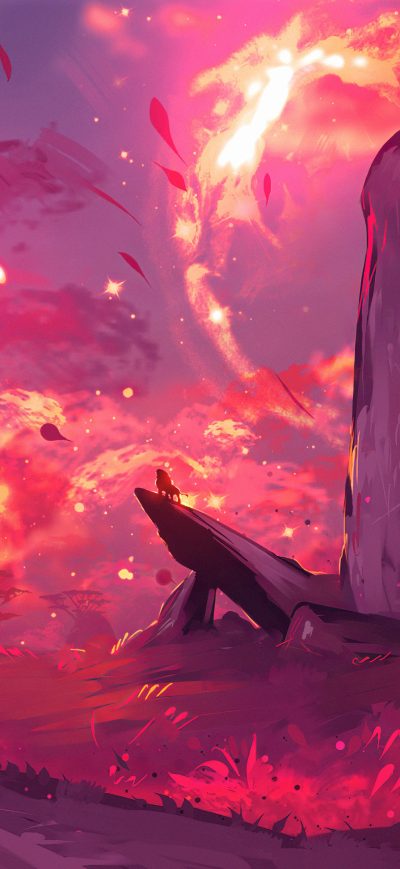 Fond d'écran iPhone Lion King Artwork 4k