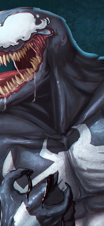 Fond d'écran iPhone Venom Game Logo 4k