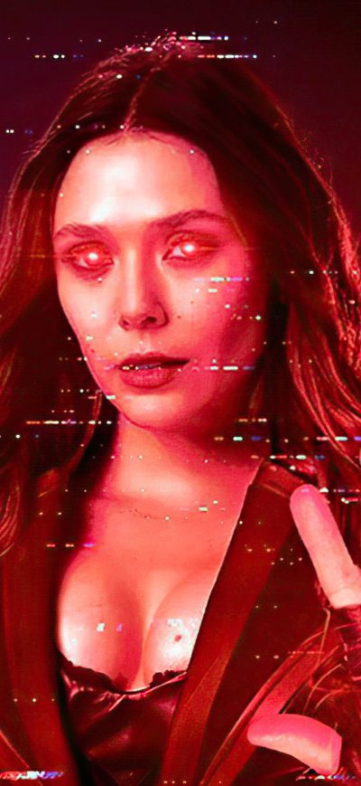 Fond d'écran iPhone Scarlet Witch Matrix 4k