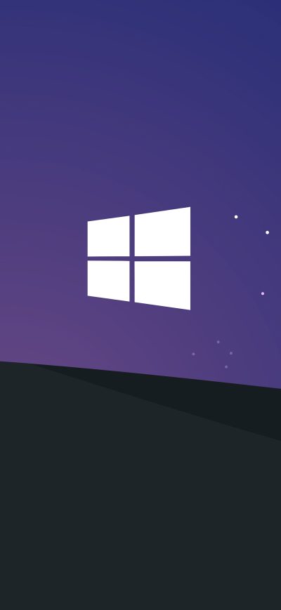 Fond d'écran iPhone Windows 10 Bliss At Night Minimal 5k