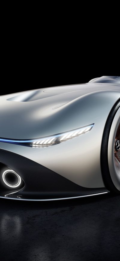 Fond d'écran iPhone Mercedes Benz EQ Silver Arrow Concept