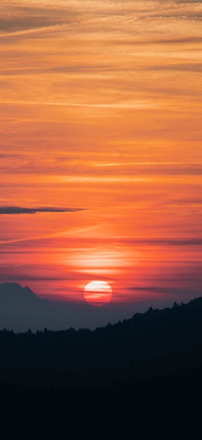 Fond d'écran iPhone Sunset 4k