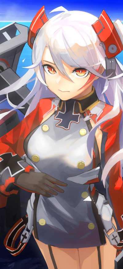 Fond d'écran iPhone Azur Lane Anime Game 4k