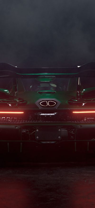 Fond d'écran iPhone McLaren MSO Senna 2018 Rear
