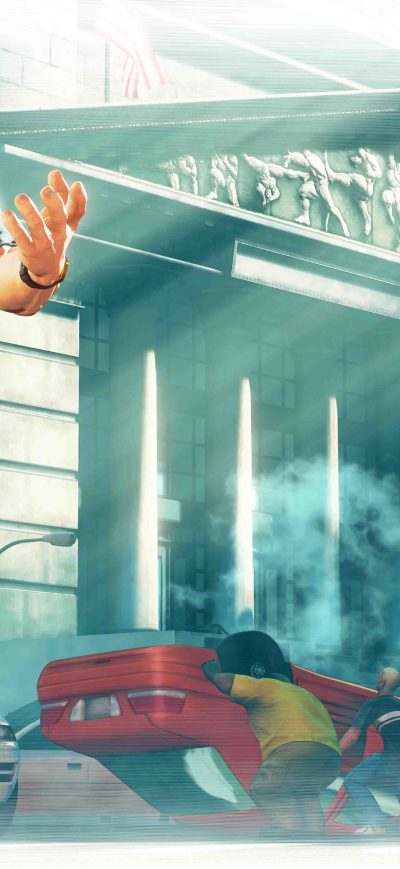 Fond d'écran iPhone Street Fighter V 8k
