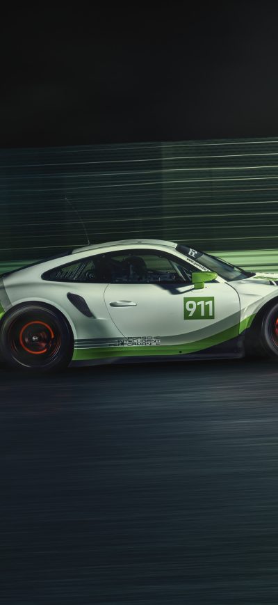Fond d'écran iPhone Porsche 911 GT3 R 2018 Side View